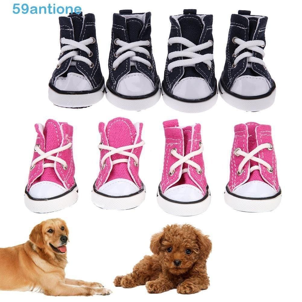 Sapatos ANTIONE Para Cachorros Pequenos/Impermeáveis/Antiderrapante/Casual/Respirável/4pçs