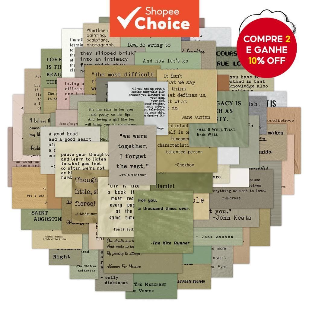 80 Pcs Retro Memo Papel De Memória Citações De Celebridades Grafite Adesivos À Prova D'água Para Bagagem De Portáteis