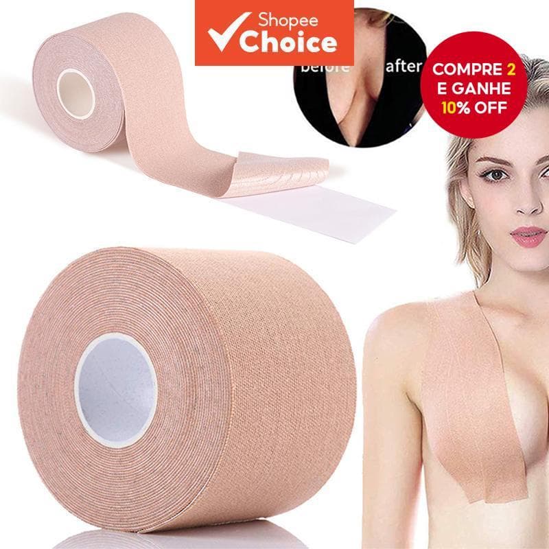 Fita Adesiva Para O Peito Bra Sem Alças
