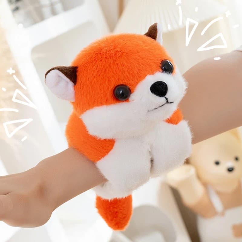 Raposa/Capivara Pulseira De Agarrar Pelúcia Bonecas Pelúcia Brinquedos Interativo Menina Menino