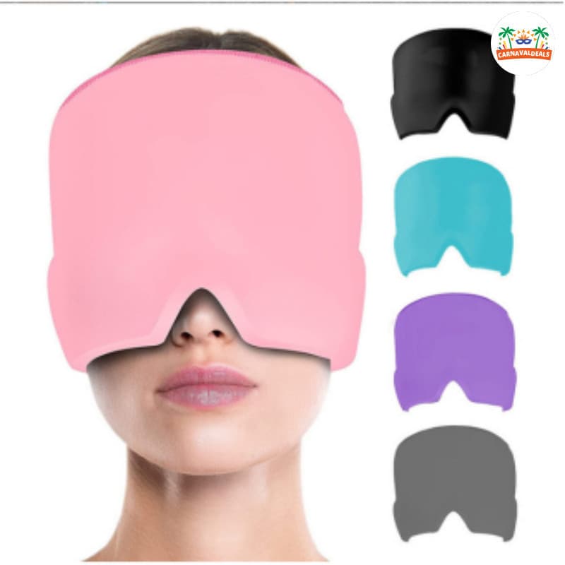 Touca Remédio para Dor de Cabeça Chapéu Soother Máscara de Terapia Térmica Flexível, Confortável