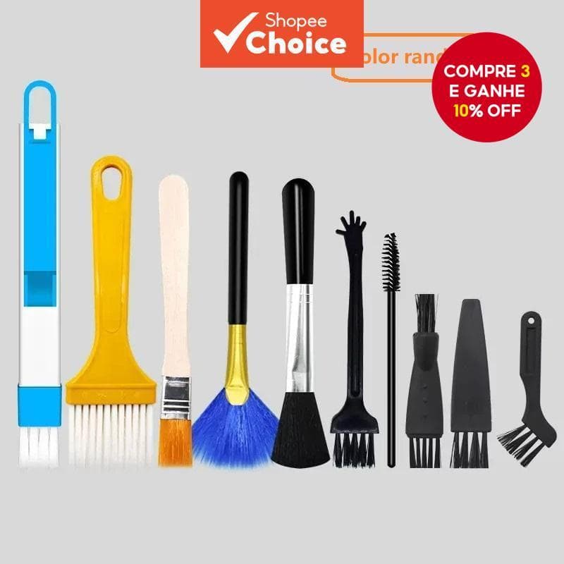 Limpador De Escova De Teclado Com , Kit De Limpeza De Computador , Lacuna Macia , Remoção De Poeira , Ferramenta Cabelo