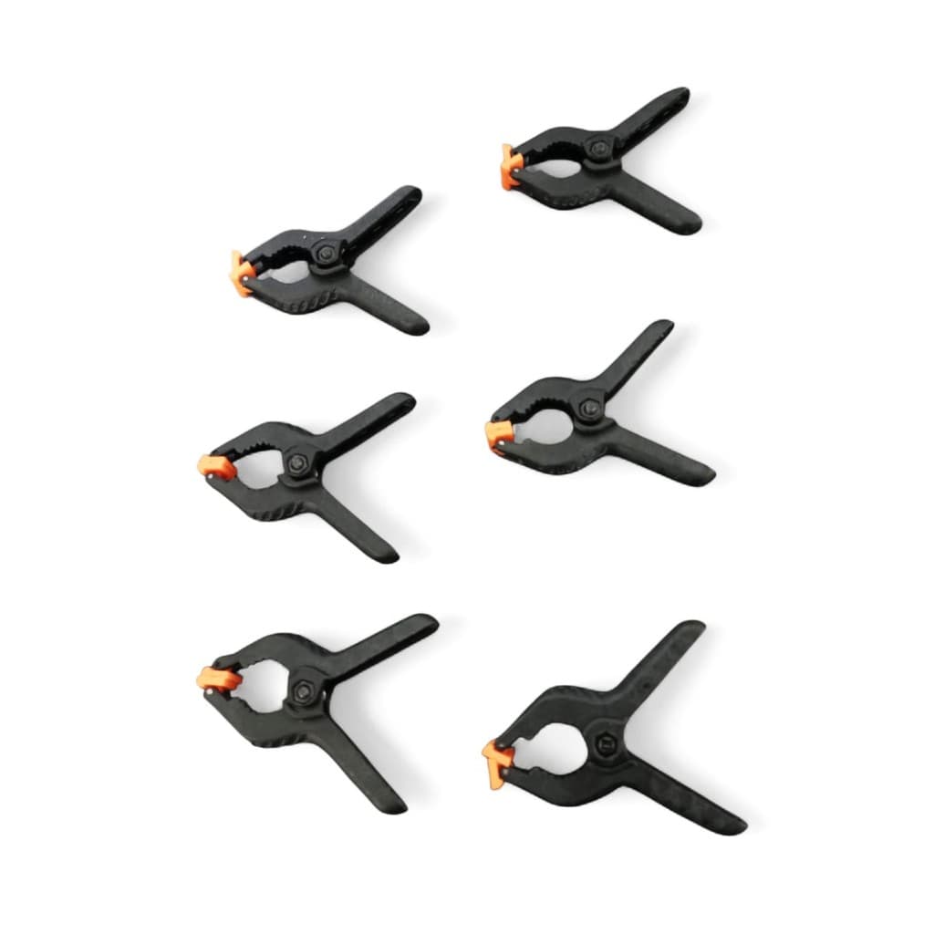 kit 6 Grampo Mini Garra Fundo Infinito Fotográfico + Nota Fiscal