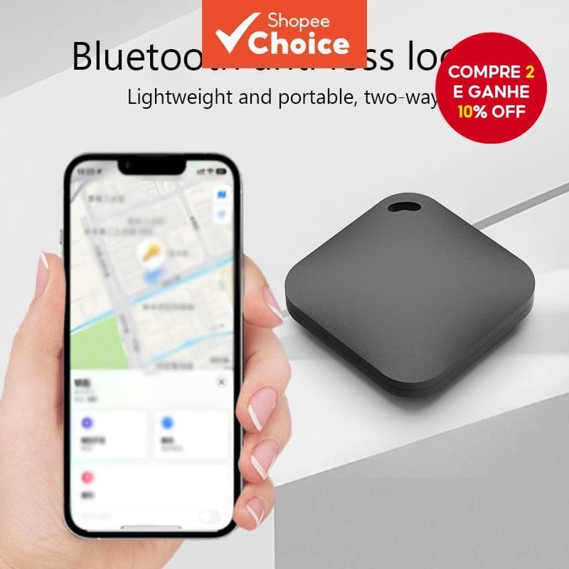 Mini Rastreador De Posicionamento GPS Localizador De Itens De Veículo Sem Fio Bluetooth 5.2 Anti-Perda Pet Crianças CarF
