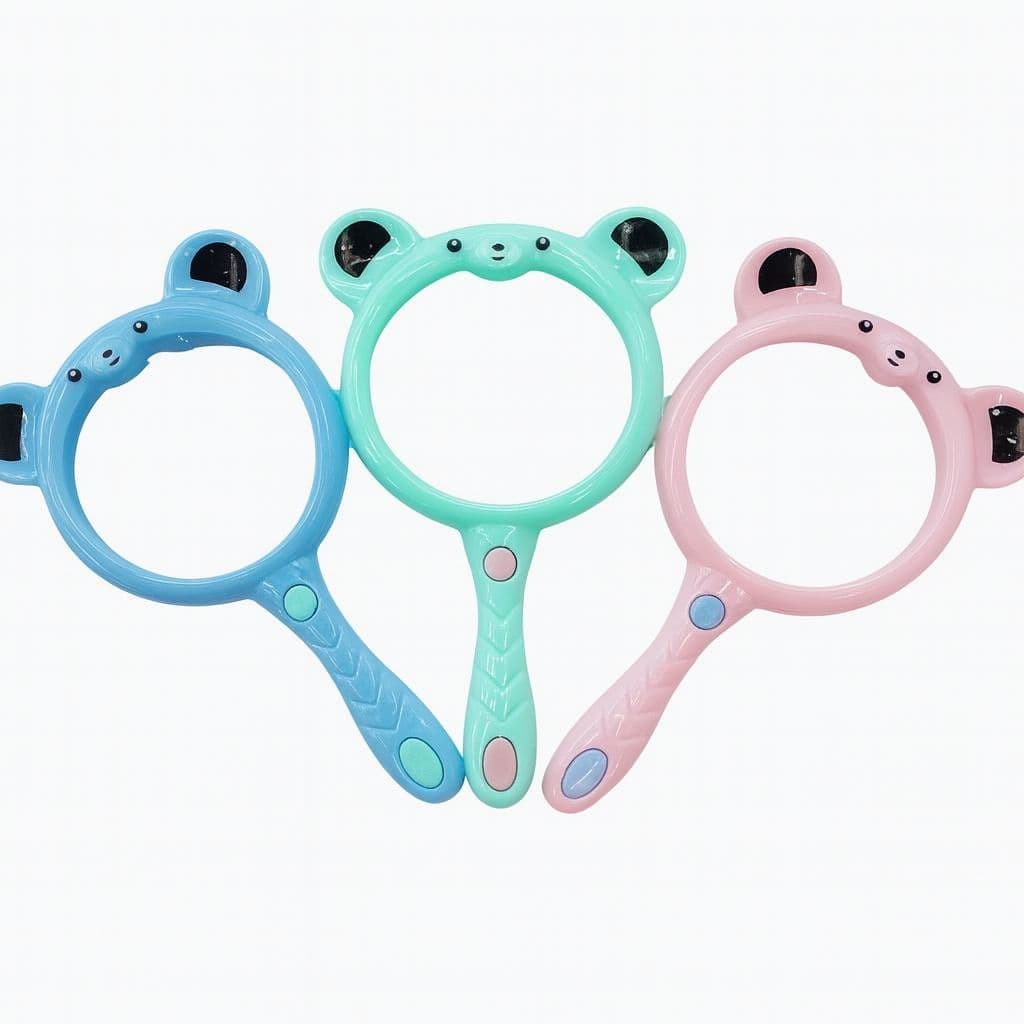 Lupa Infantil Lente de Aumento Portátil  Para Uso Educacional E De Exploração Estrutura Plástica