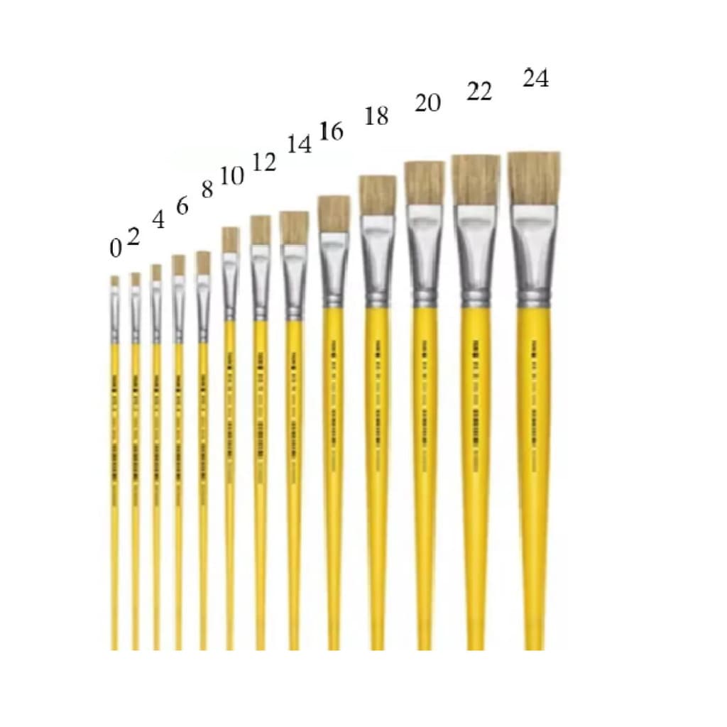 Kit c/12 Pincel Escolar Pintura Artes Todos os tamanhos Futuro
