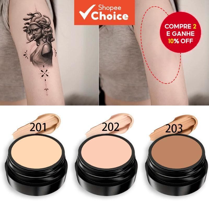 Escolha Corretivo Oficial De Alto Esconderijo – Maquiagem De Base Fosca À Prova D'água Durável , Cobre Manchas , Cicatri