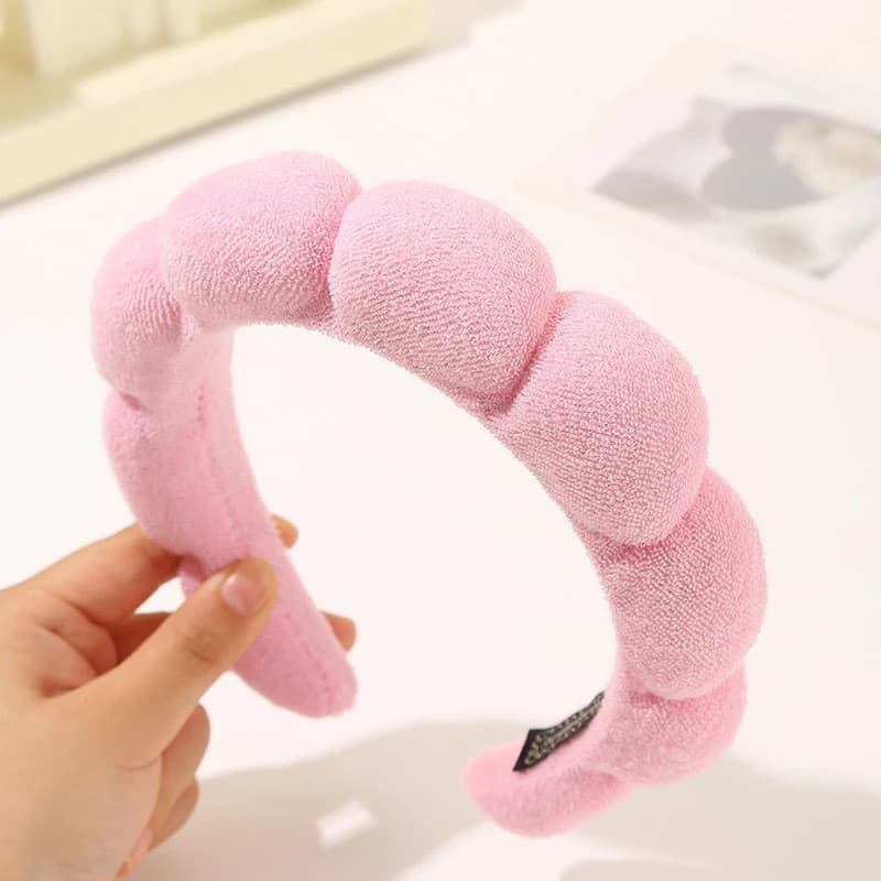 Arco De Cabelo SkinCare Faixa Acolchoada Tiara Pelúcia