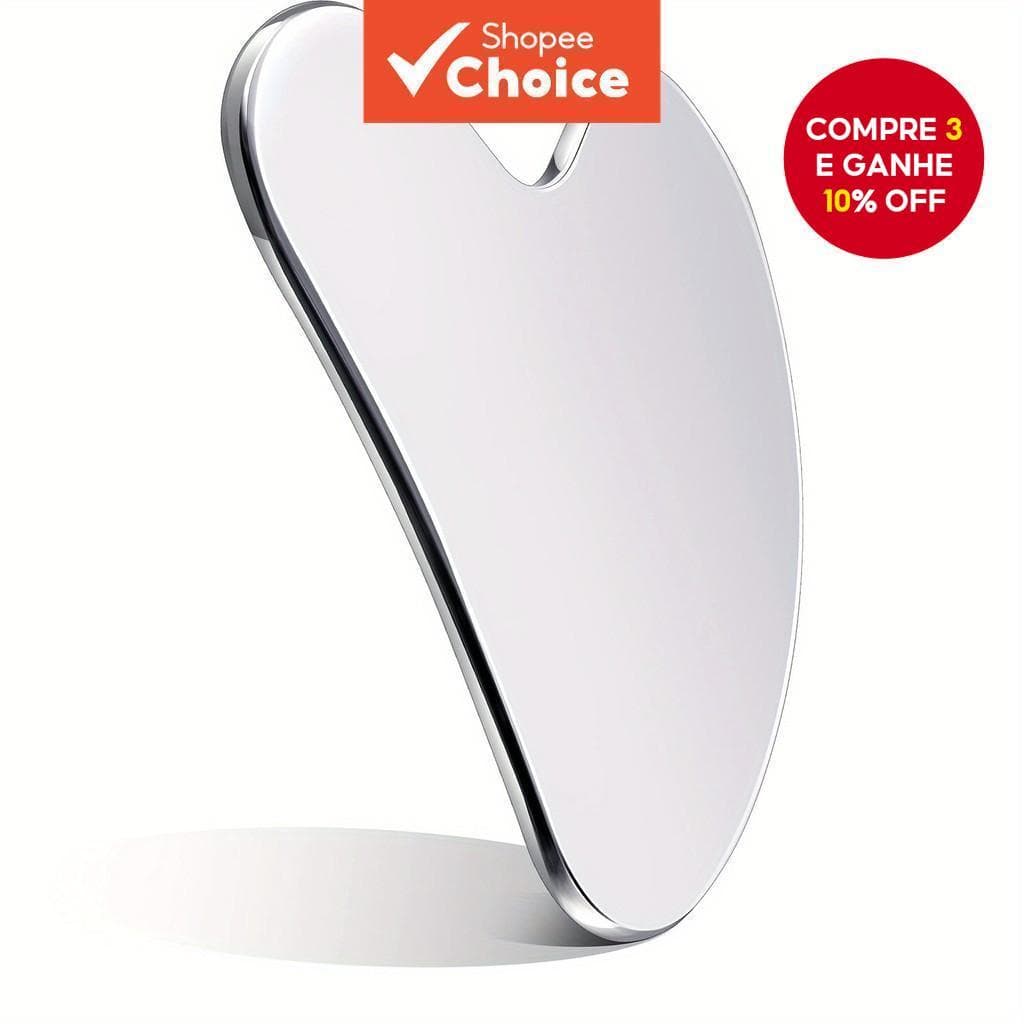 Massageador De Placa De Raspagem De Aço Inoxidável-Adequado Para Uso Em Rosto , Pescoço E Corpo