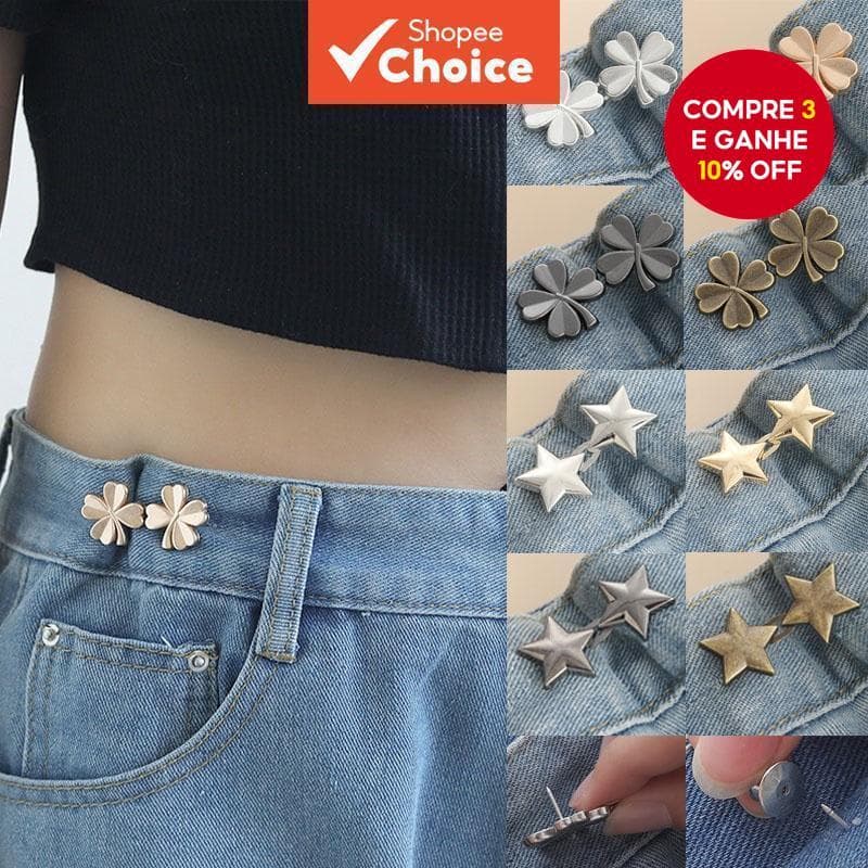 Fivela De Cintura-Monstro De 3 Olhos E Clipe De Urso Colorido , Broche Sem Costura , Acessório De Moda Fácil De Operar