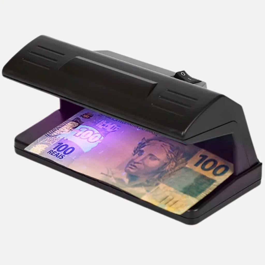Detector De Notas Falsas Luz UV Verificador De Cédulas