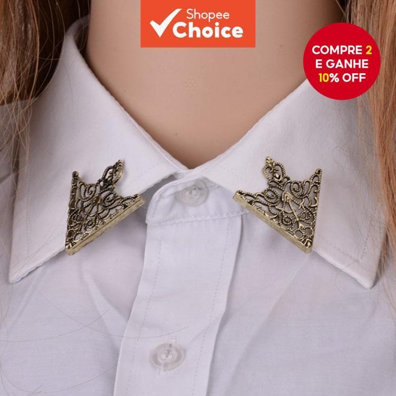 Broche Elegante – Clipe De Camisa Floral Aberto , Alfinete De Lapela Unissex Vintage Para Casual E Formal