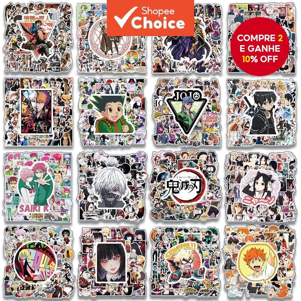 50PCS Caçador De Demônios Anime Jujutsu Kaisen BLUE LOCK Genshin Adesivos De Impacto Para Decalque De Capacete De Laptop