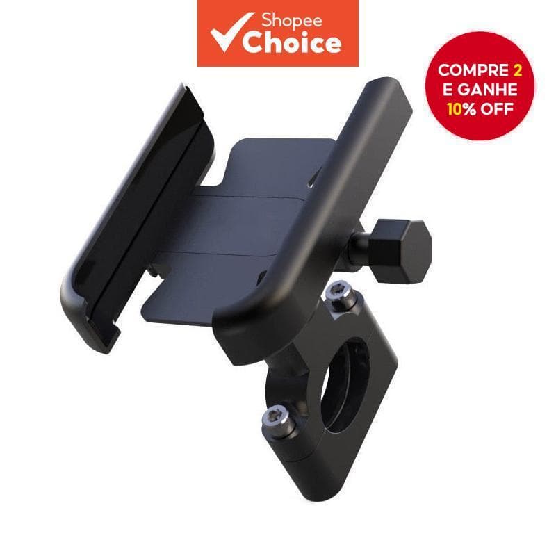 Suporte Universal Para Telefone Motocicleta E Bicicleta Elétrica-Liga De Alumínio