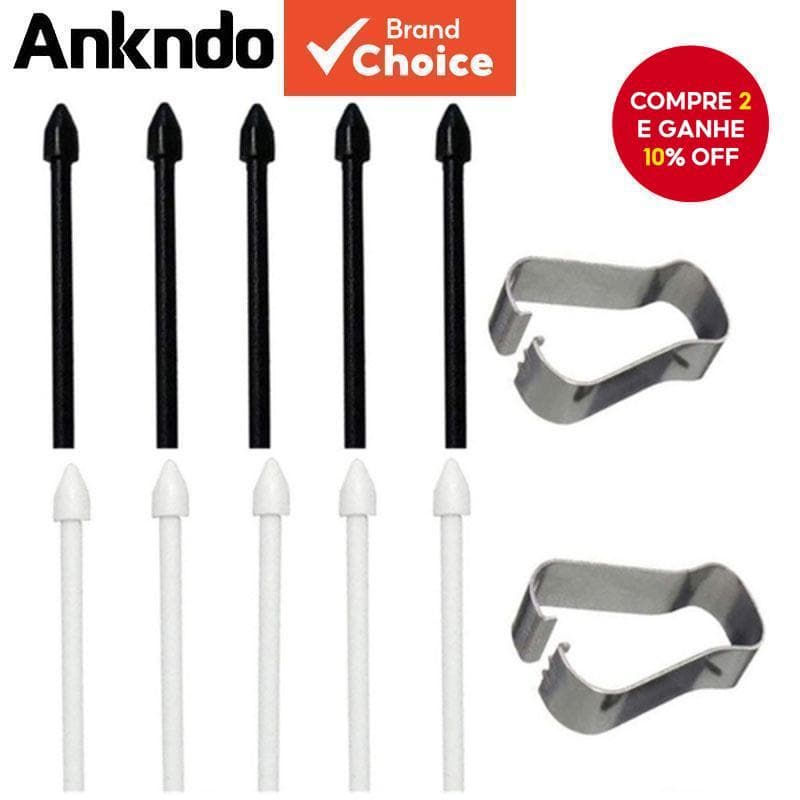 Conjunto De Ferramentas De Recarga De Pontas De Caneta Stylus S Para Samsung Galaxy Tab S6/S7 , T970 , T860 , T865 E S6 