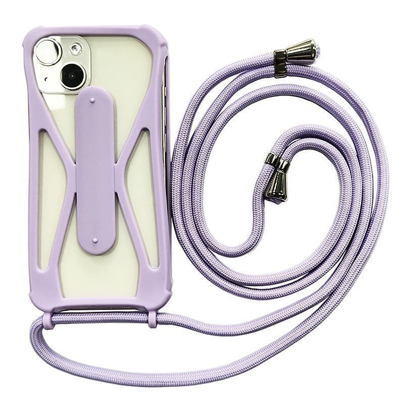 Cordão Com Capa Universal de Silicone Para Pendurar, alça esportiva, suporte Anti-Perda