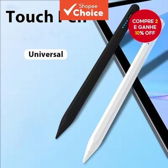 Caneta Stylus Capacitiva Universal Para Dispositivos De Tela De Toque Android E iOS De Desenho iPad Huawei Samsung