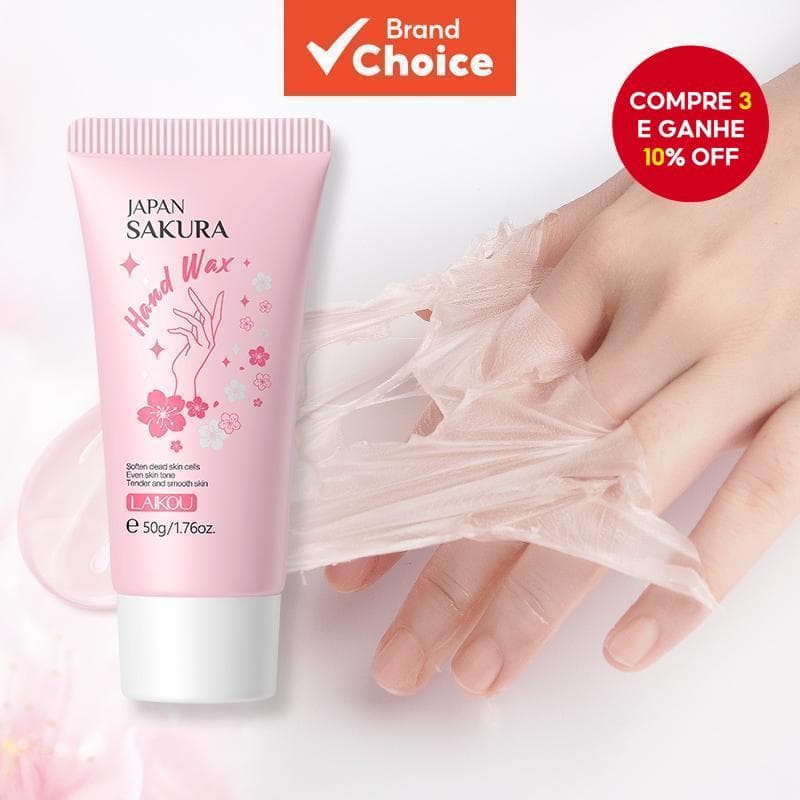 LAIKOU Japão Sakura Cera De Mão Niacinamida Brighte n Pee l Máscara Esfoliante Nutritivo Suave Spa 50g