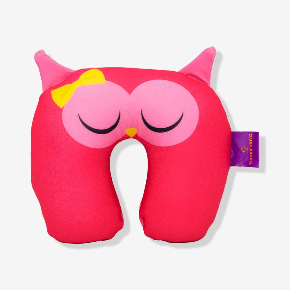 Almofada Pescoço Infantil 1 a 3 Anos Coruja – Zonacriativa