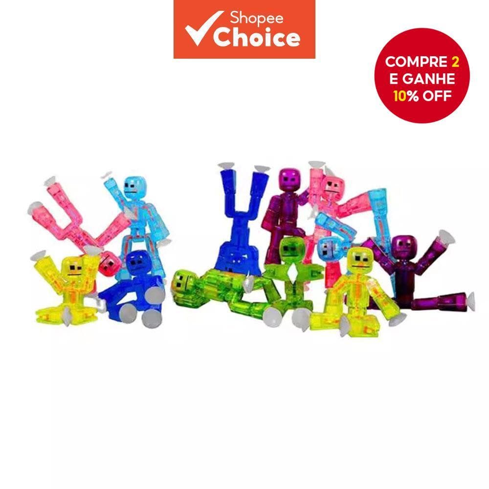 Brinquedo Robô De Sucção StikBot Para Crianças , Filme De Animação DIY E Jogo Criativo , Presentes De Aniversário De Nat