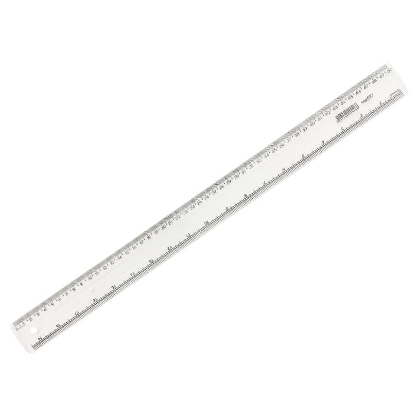 kit 2 Régua 50cm Super Cristal Maxcril