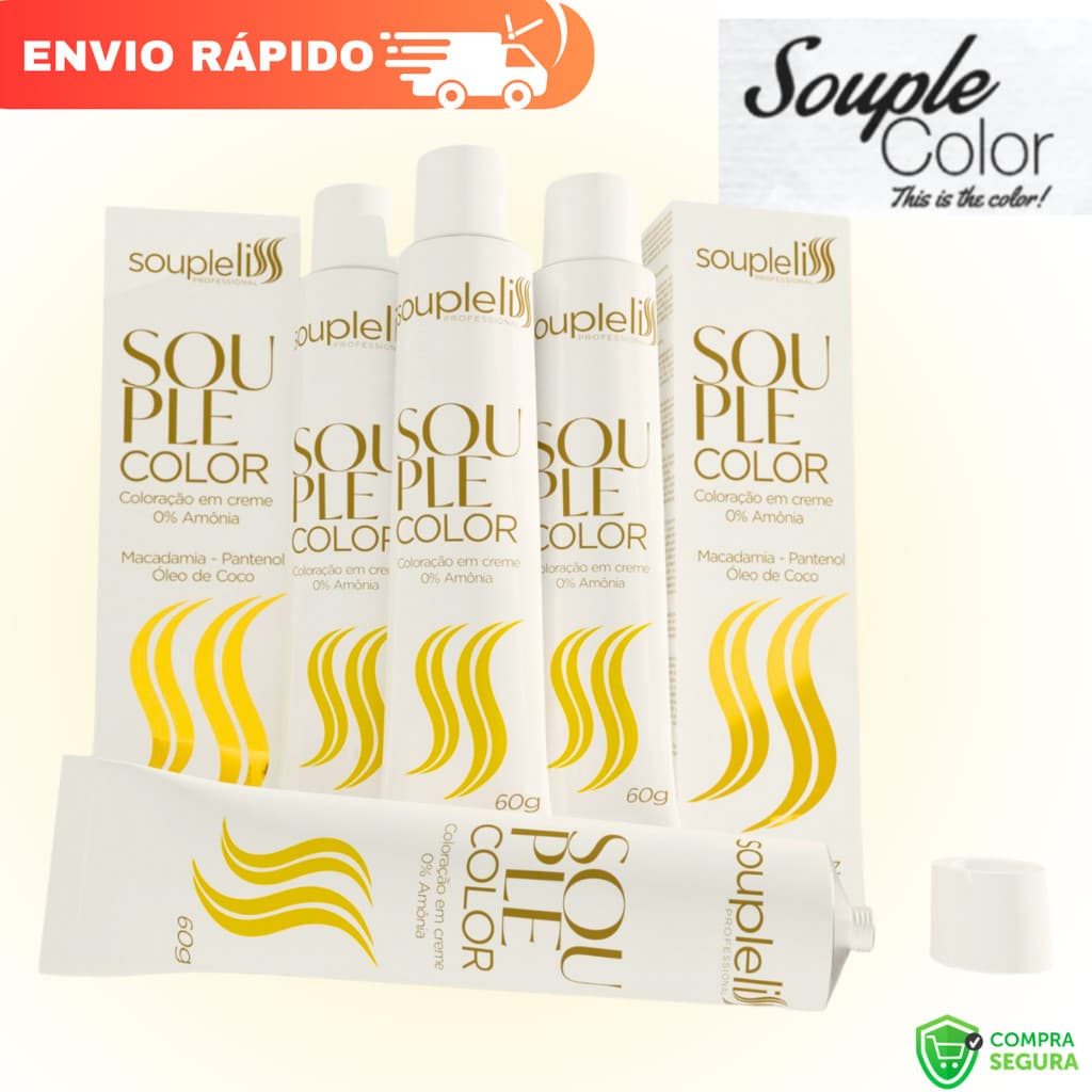 Tintura Coloração Soupleliss Color 60gr