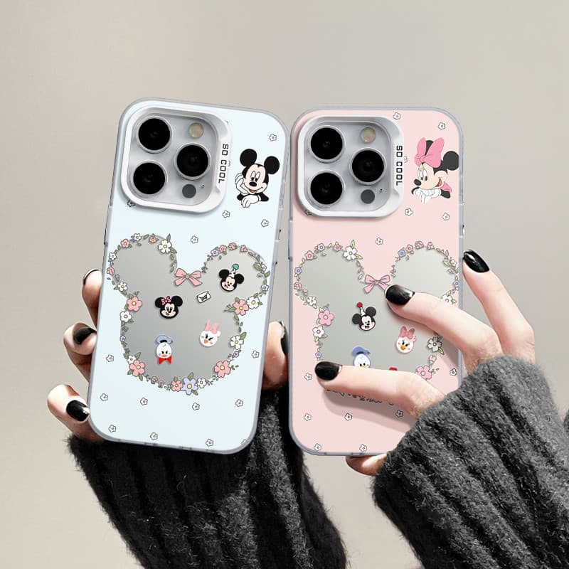 Capa de celular da Mickey Mouse com iPhone 17 16 15 14 13 12 11 PRO MAX XS XR 7 8PLUS SE AIR casca macia