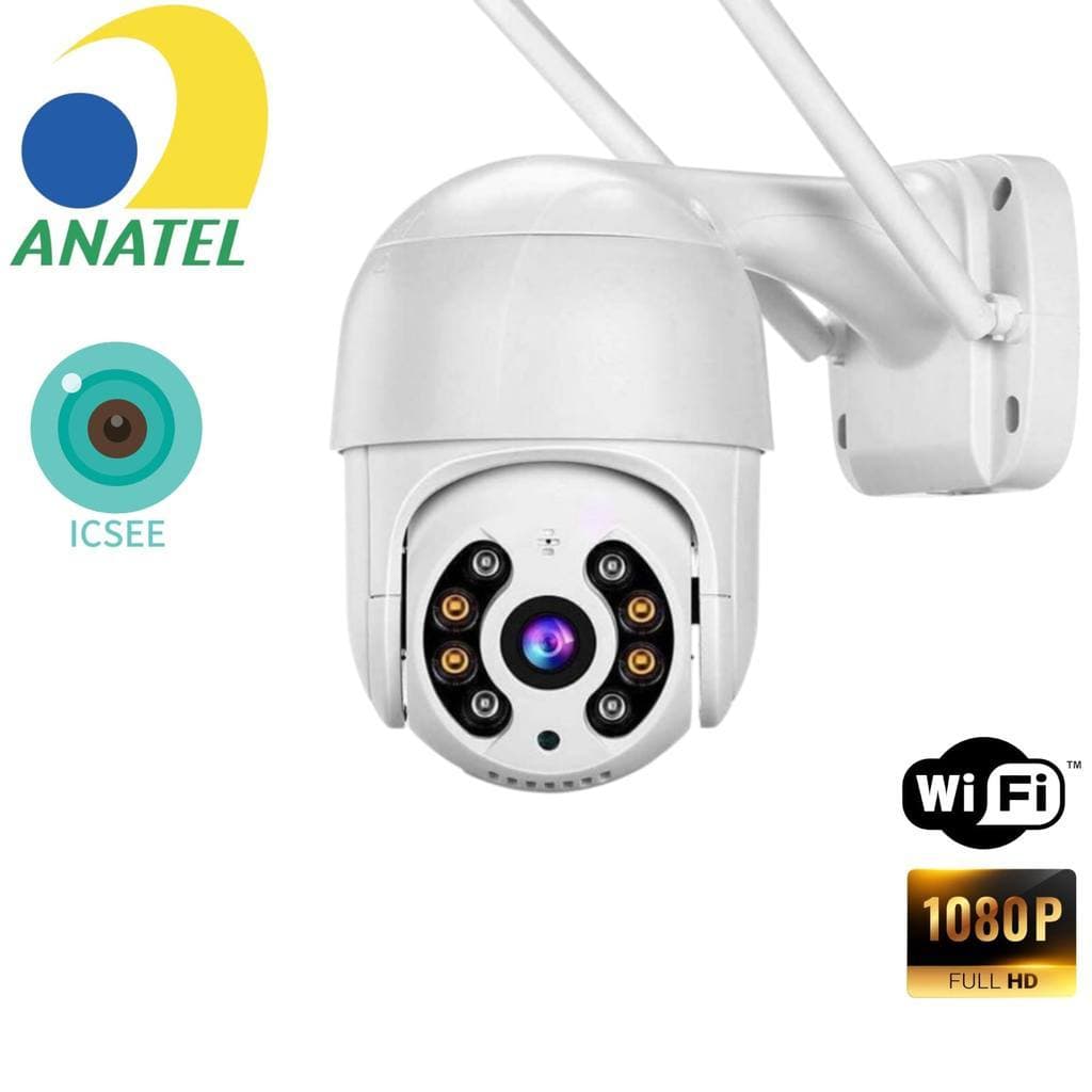 Câmera De Segurança Inteligente Externa A8 Resistente a Água Full HD WiFi ISCEE