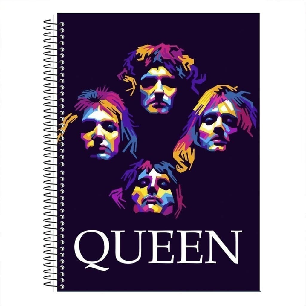 Caderno   Queen  10 Matérias Capa Dura