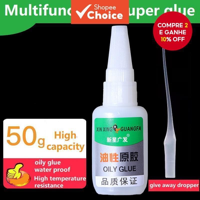 Cola Multiuso Forte Adesiva À Base De Óleo De Alta Viscosidade Para Reparos De Metais De Madeira De Plástico De Sapatos