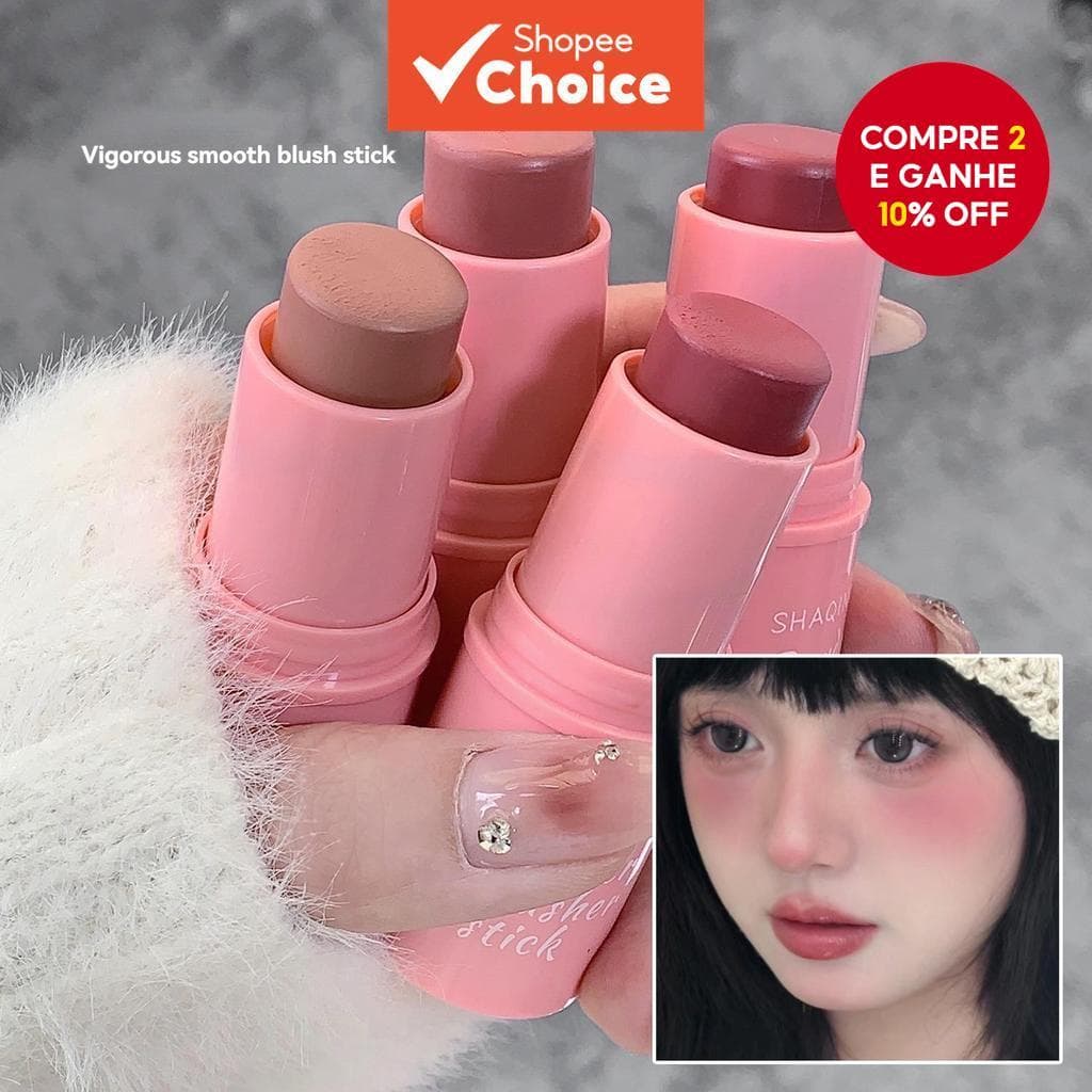 Velvety Radiant Blush Stick – Efeito Plumping Coreano E Tez Iluminadora Com Saturação Natural