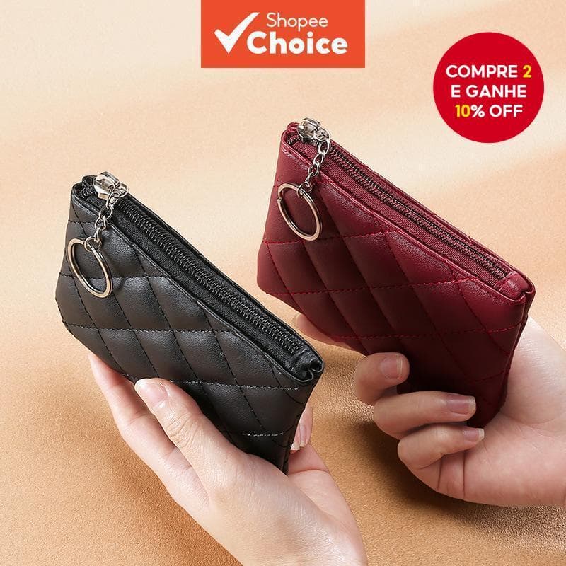 Nova Carteira Curta Feminina Estilo Coreano Bolsa De Moedas À Prova Dwaterproof Água Multi Titular Do Cartão Estudante E