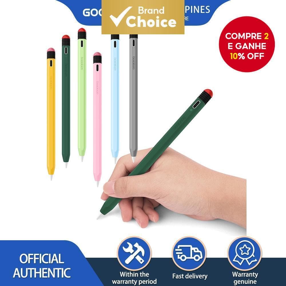 Capa De Silicone Goojodoq Para Caneta De Escrita , Compatível Com iPad Pencil 1 , 2 E 9-13