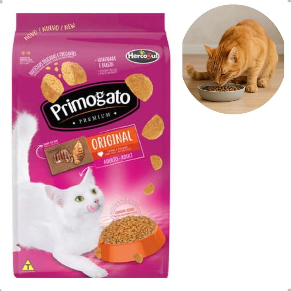 Ração Primogato Premium Original para Gatos Adultos 10,1kg