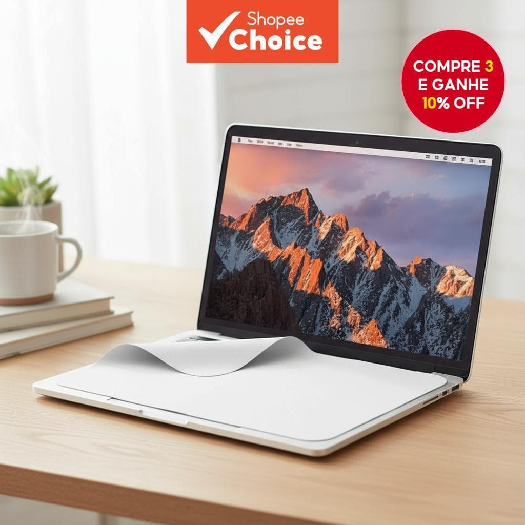  Pano de Limpeza para Macbook Pro 13/14/15 Polegadas, Teclado Apple, Capa Protetora Contra Poeira para PC