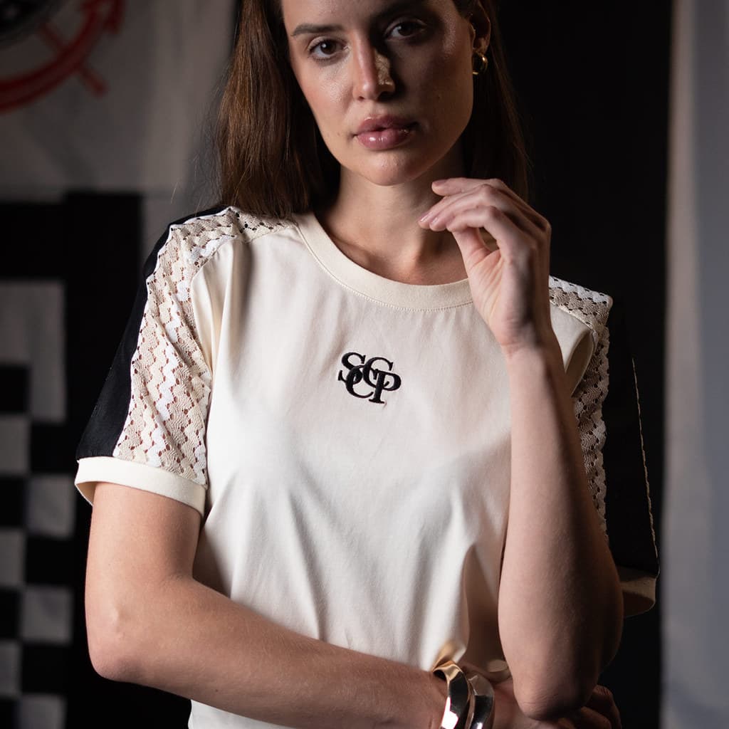 Blusa Corinthians SCCP Feminina Linha Premium Lace Feminina