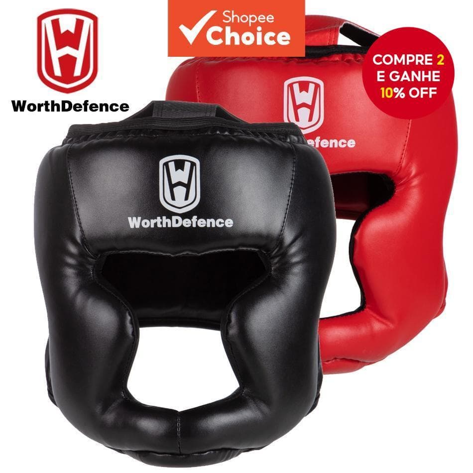 Worthdefence Capacete De Boxe De Kick Para Karate Muay Thai Combate Livre MMA Sanda Treinamento Adultos e Crianças