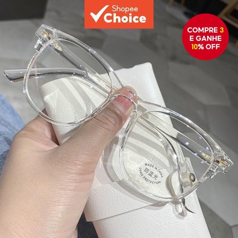 Molduras Redondas De Bloqueio De Luz Azul Da Moda Para Mulheres E Homens