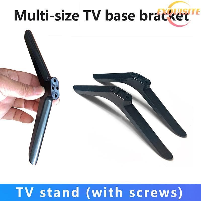 [EL-t] 1 Par Base De Televisão Mesa Suporte Pernas Pedestal Substituição Montagem Perna Plástico Pés Universal Pé Novo