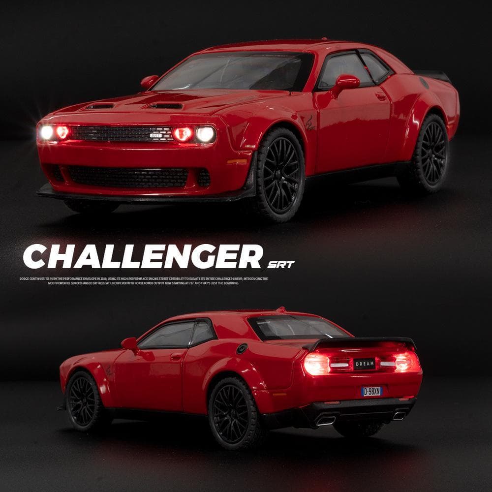 Dodge Challenger SRT Miniatura Colecionável 1:32