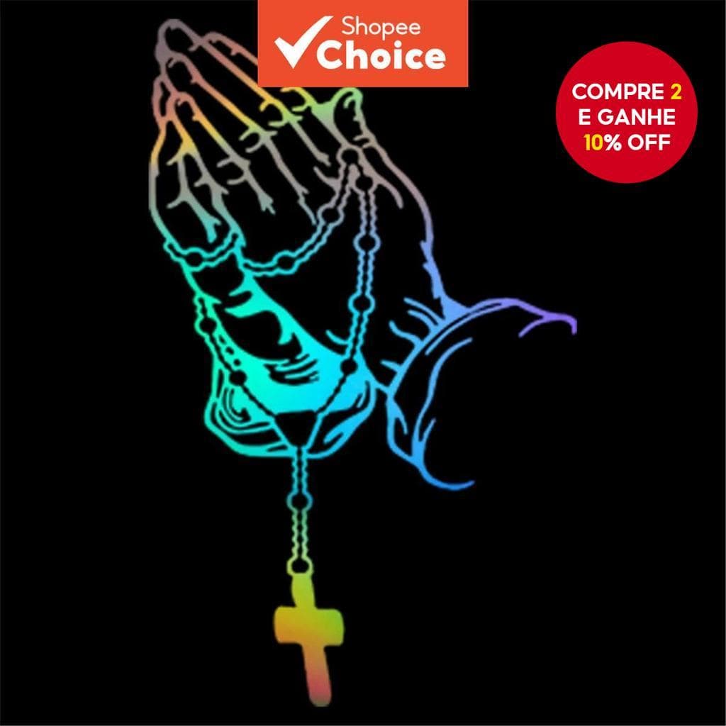 Bergamota Rosário Gesto Janela Traseira Vidro Motocicleta Adesivo Decorativo