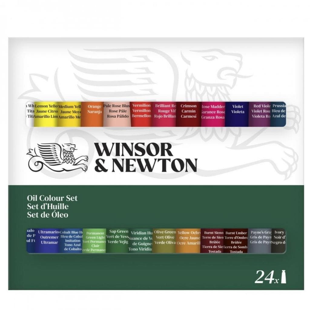 Tinta Óleo Winsor & Newton Discover - Kit com 24 Cores