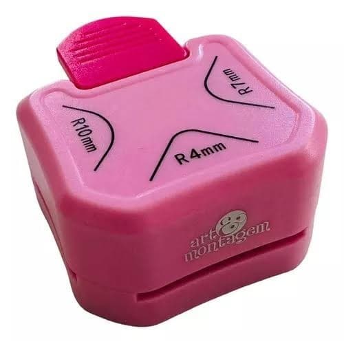 Furador de Canto Cantoneira Arredondador 3 em 1 Arte Montagem.