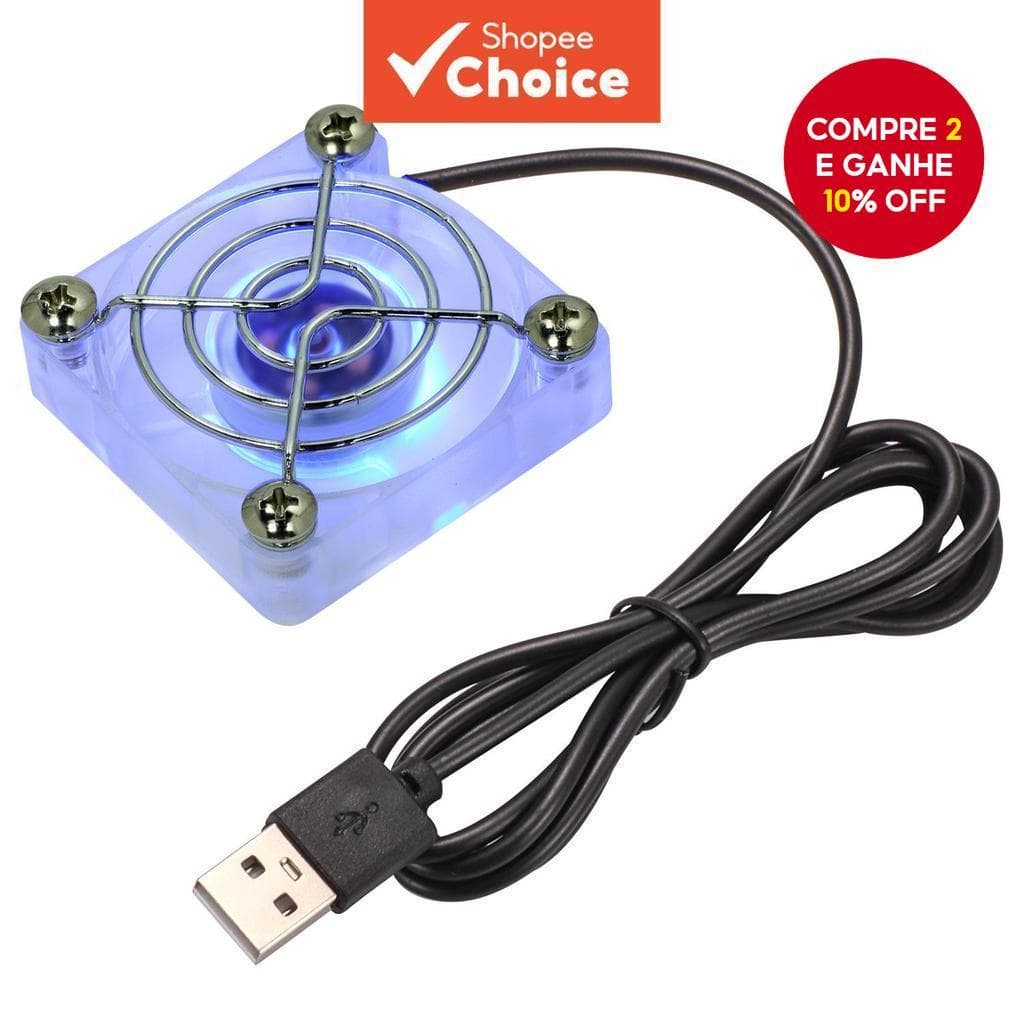 Ventilador Sem Escovas USB De 50mm 5V DC , Para Umidificador Projetor Aromaterapia Série Pequenos Aparelhos Substituição