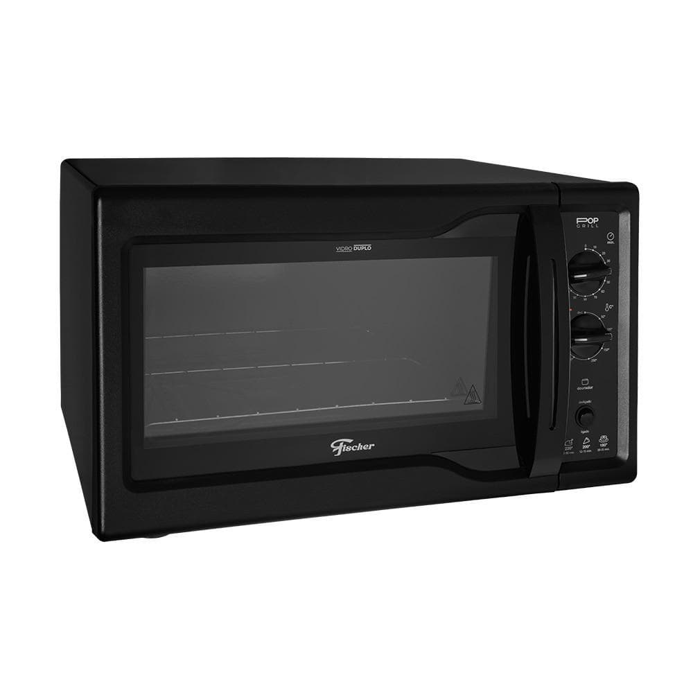 Forno Elétrico 44L Pop Grill Preto - Fischer