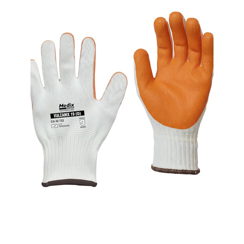 Luva Gladiador Reforçada Antiderrapante EPI para Trabalho Pesado Obra  Luva de Segurança Reforçada para Obra e Serviços