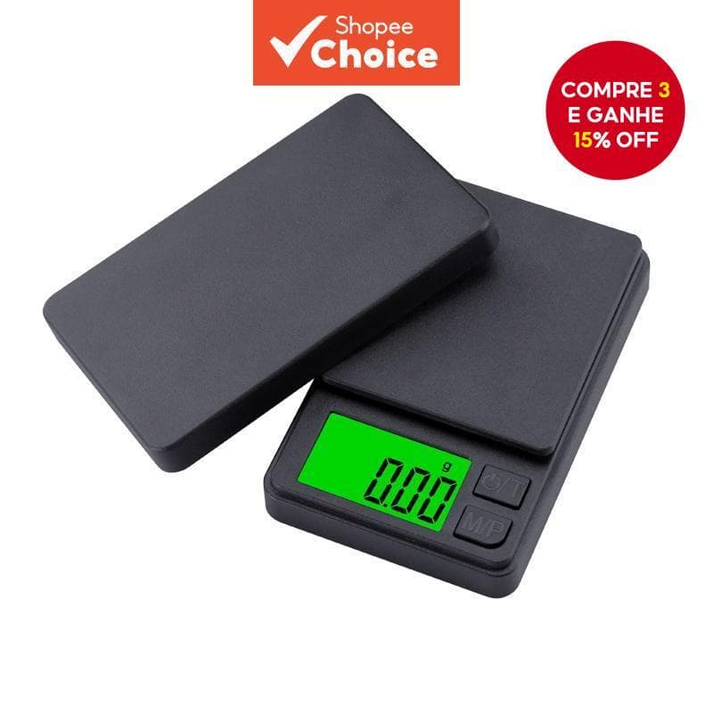 Mini Balança Digital 0.01G Portátil Leve Durável Precisão Joias Batom Cozinha Comida