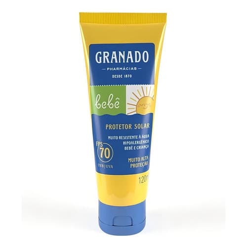 Protetor Solar Bebê Granado Sem Perfume Fps70