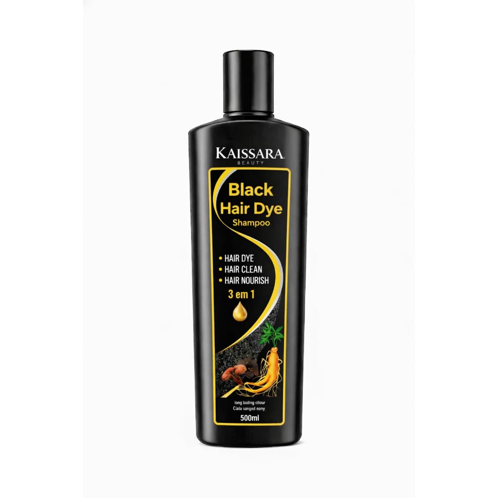 Shampoo Tonalizante Preto Grande 500 Ml Kaissara - Tintura - Preta Para Cabelos