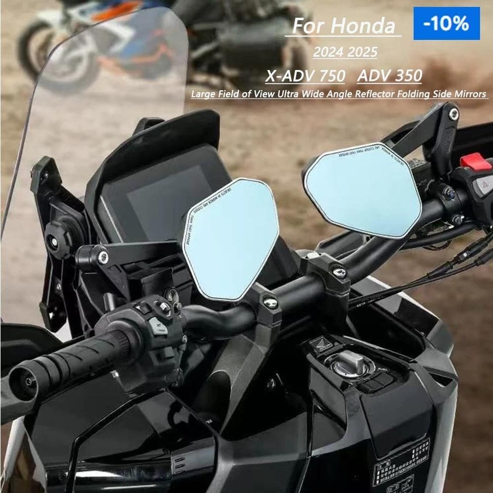Para Honda X-ADV 750 XADV 750 350 2025-Motocicleta Grande Campo De Visão Ultra Angular Refletor Dobrável Lado XADV750 Es